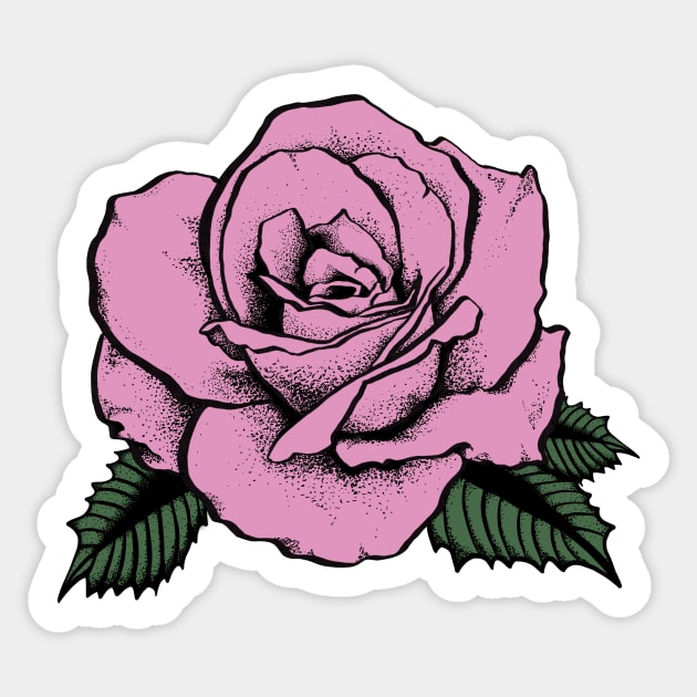 pink rose Sticker by somatosis